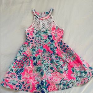 Lilly Pulitzer little girls classic dress size 7